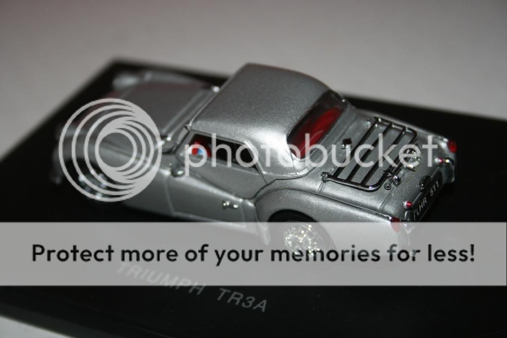 triumph tr3a lhd by jouef 1:43 scale model car boxed